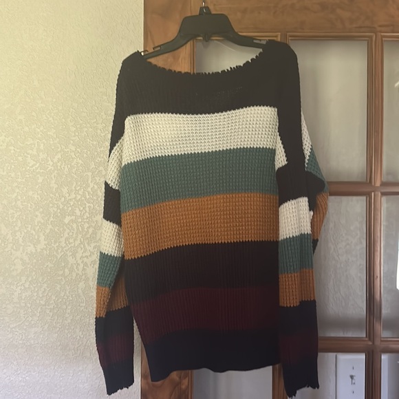 Umgee knit multicolored sweater - Picture 3 of 3